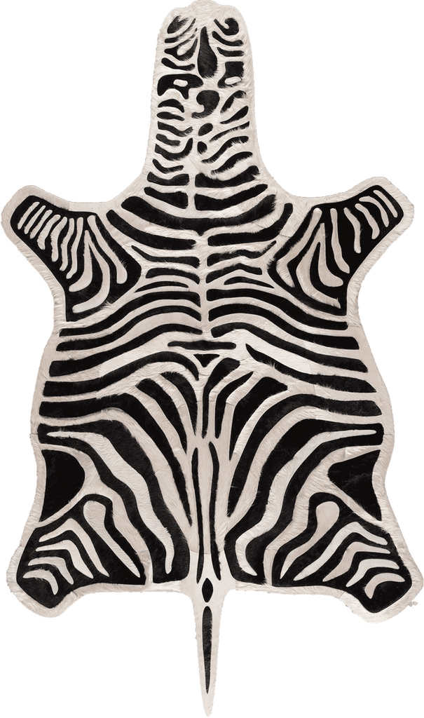 Zebra / Hide Rug / 030624