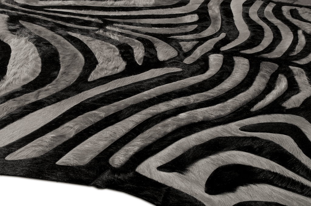 Zebra / Hide Rug / 030624-2