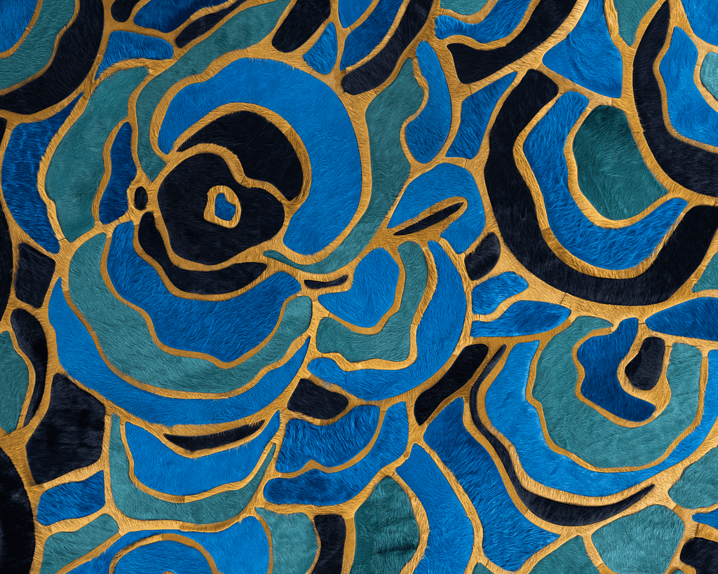 Bloom / Hide Rug / 01025