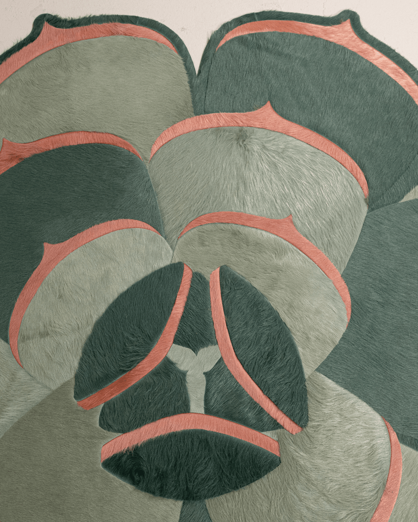 Succulent 2 / Hide Rug / 01439