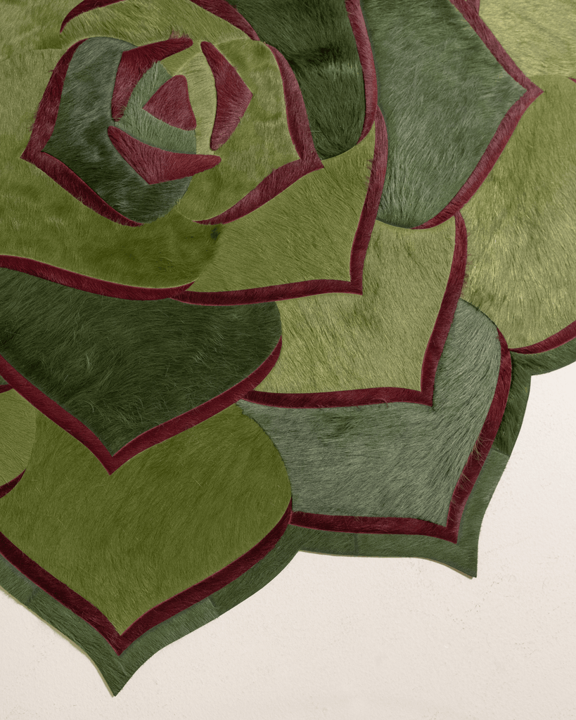 Succulent 1 / Hide Rug / 01435