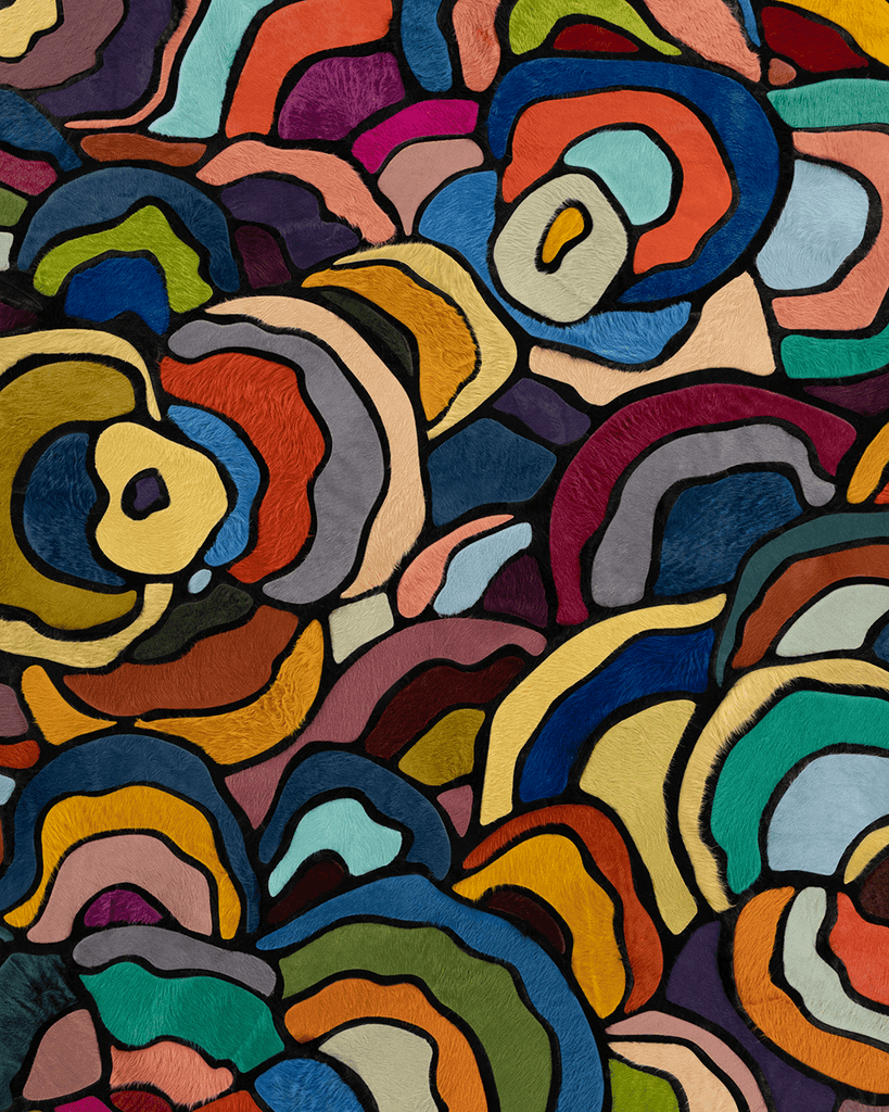 Bloom / Hide Rug / 00606