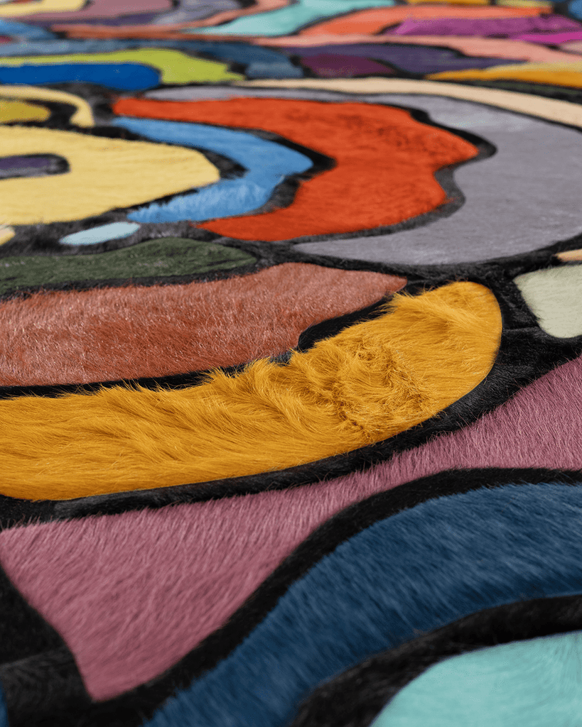 Bloom / Hide Rug / 00606