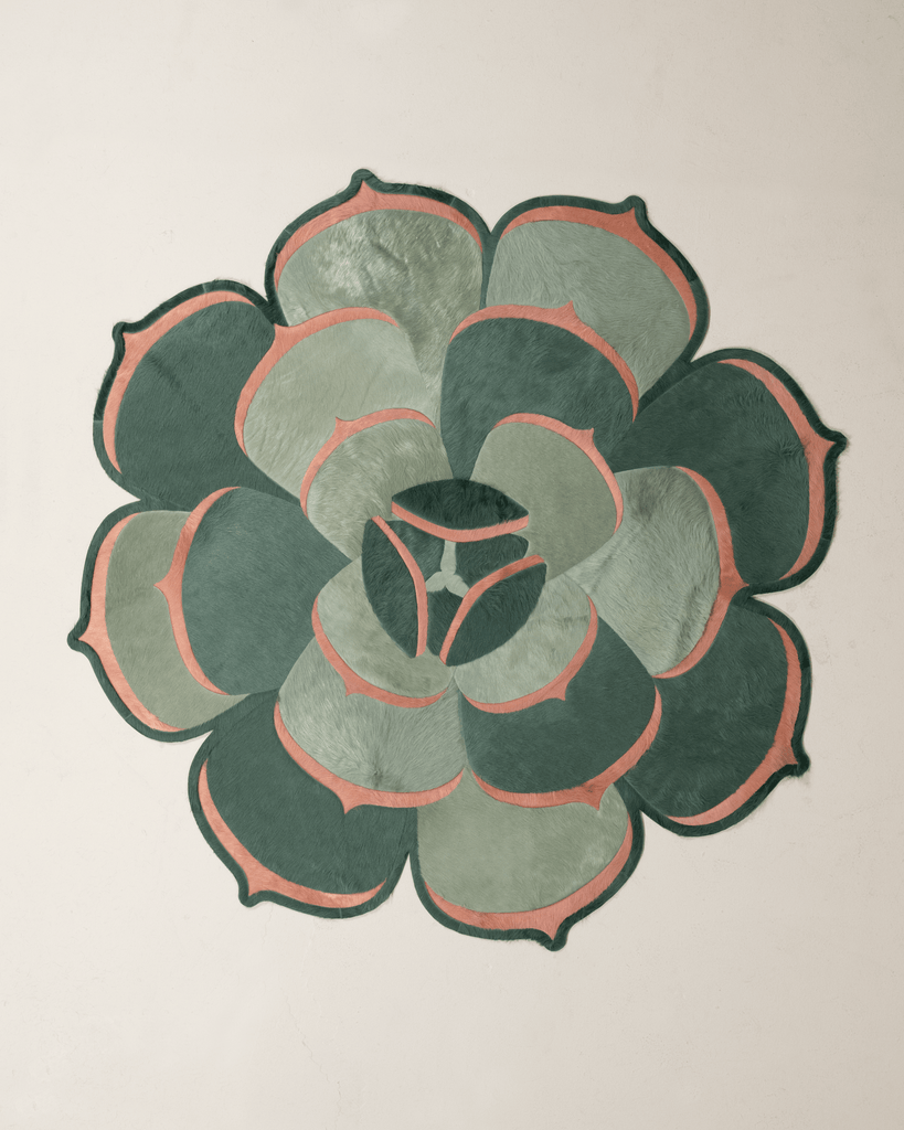 Succulent 2 / Hide Rug / 01439