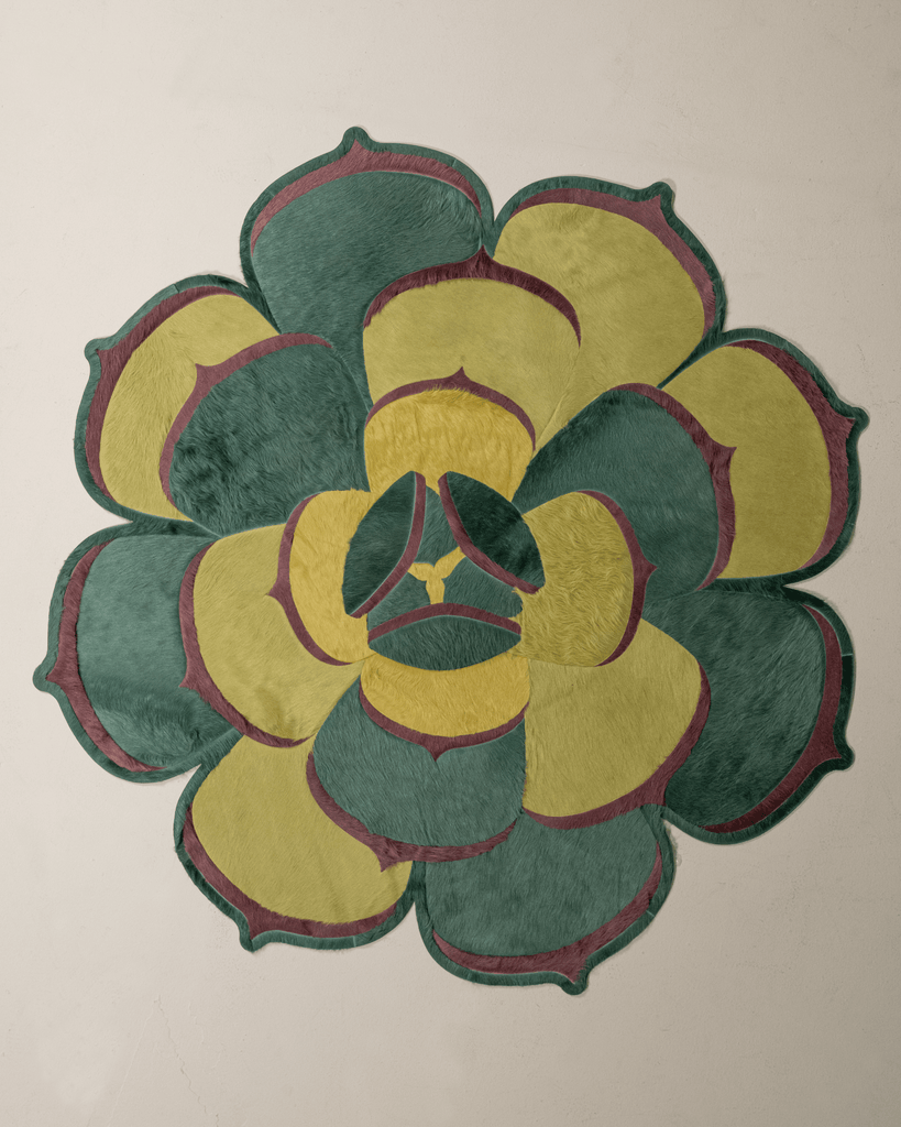 Succulent 3 / Hide Rug / 01440