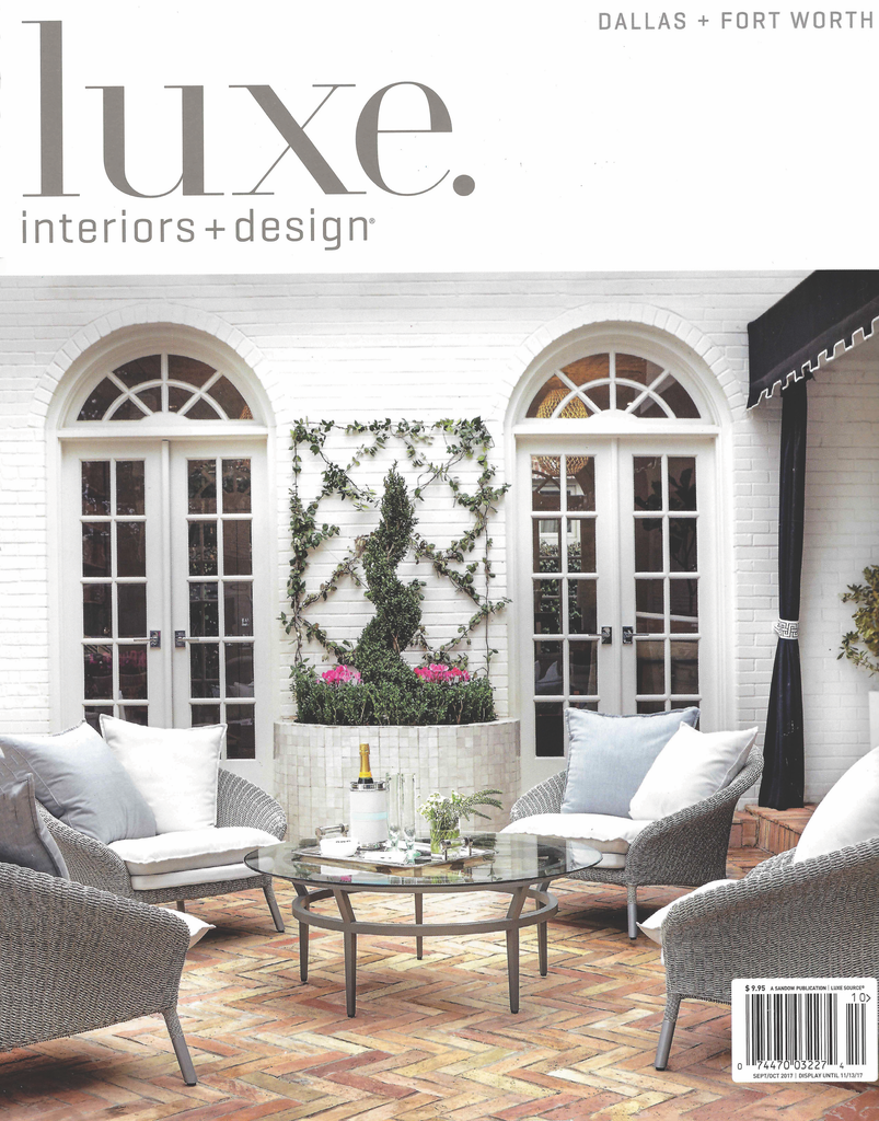 Luxe Interiors + Design Dallas + Fort Worth | September/October 2017