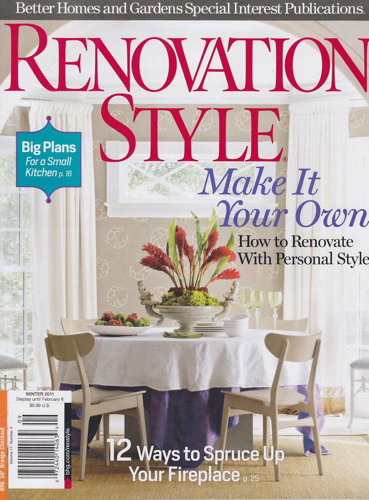 Renovation Style | Winter 2011