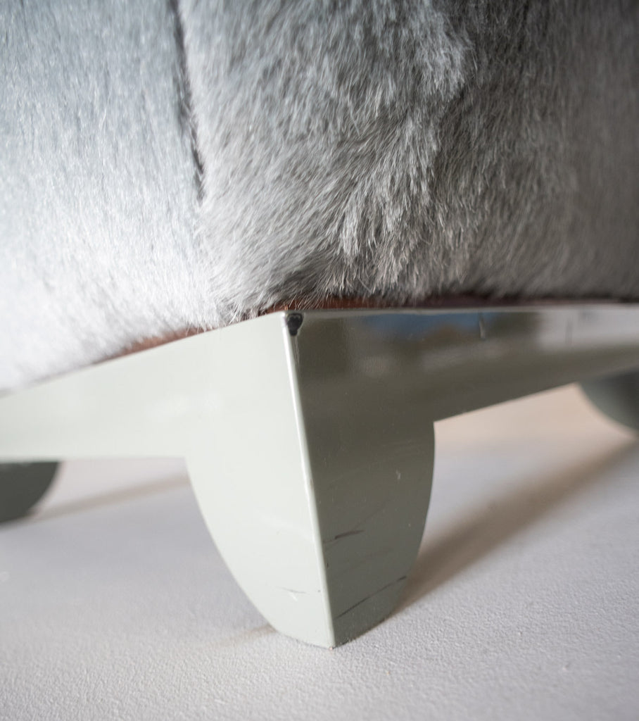 Smoke Ottoman / 24in x 24in / Hide