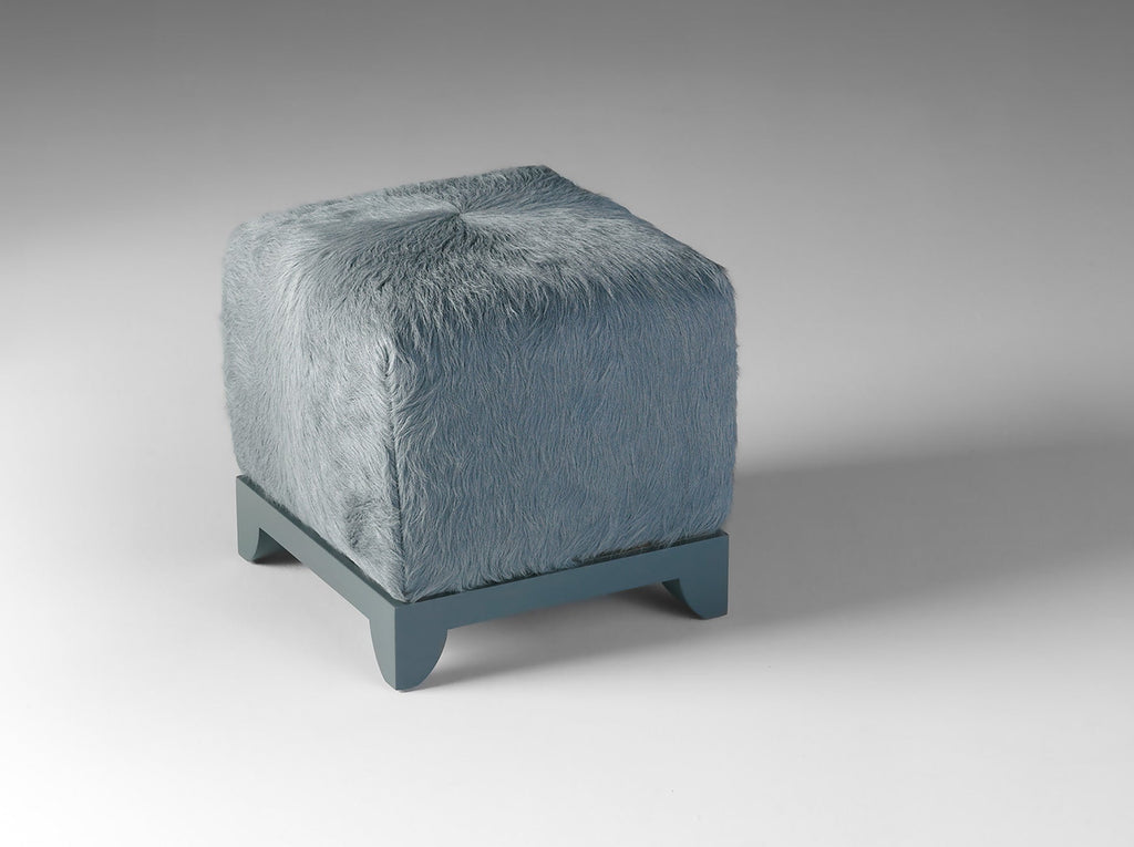 Smoke Ottoman / 24in x 24in / Hide