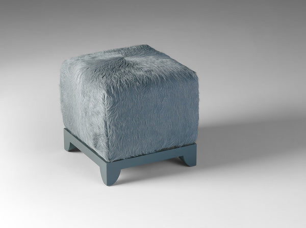Smoke Ottoman / 24in x 24in / Hide