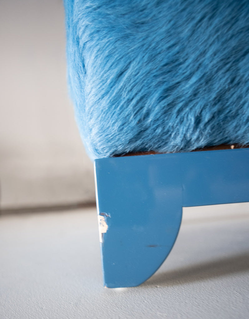 Turquoise Ottoman / 24in x 24in / Hide